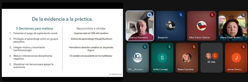 ¡Gran convocatoria en nuestro primer webinar!