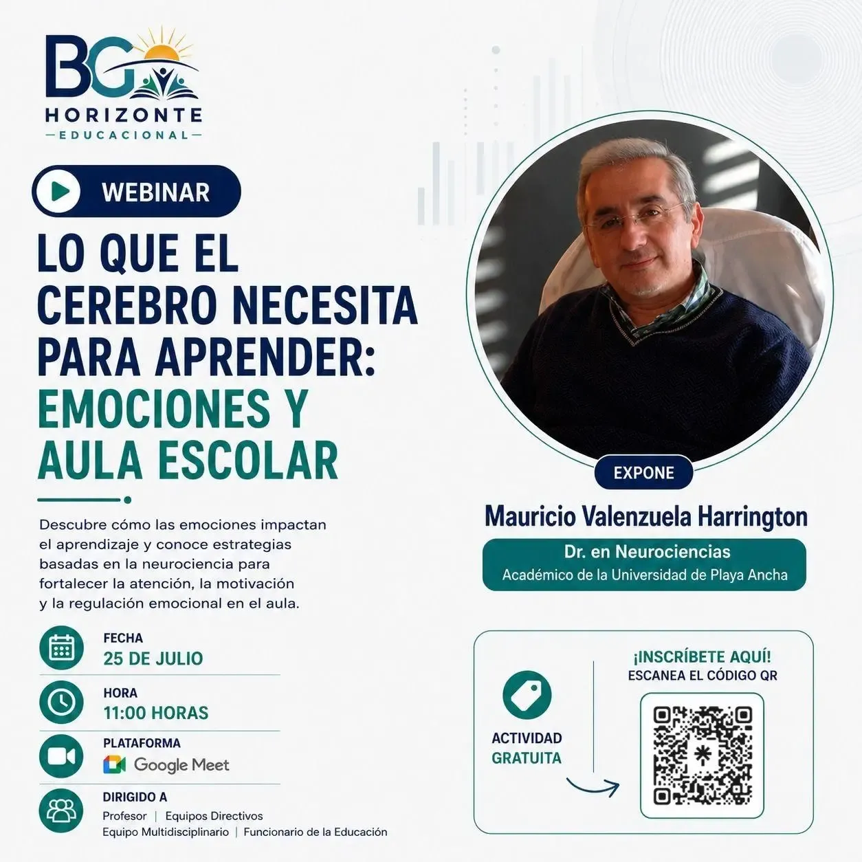 Lo que el cerebro necesita para aprender: emociones y aula escolar